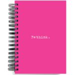 Re-think Jumbo Journal Pink