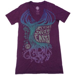 Organic Tee Saving the Earth (Women)