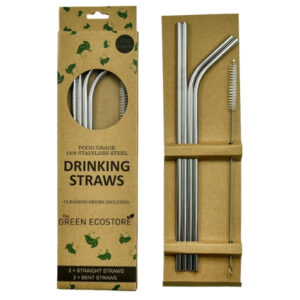 Stainless Steel Straws (Silver)