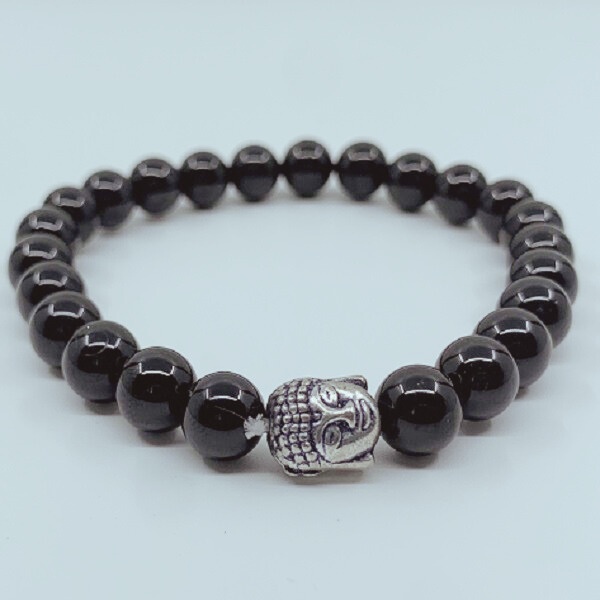 Black Tourmaline Healing Crystal Bracelet